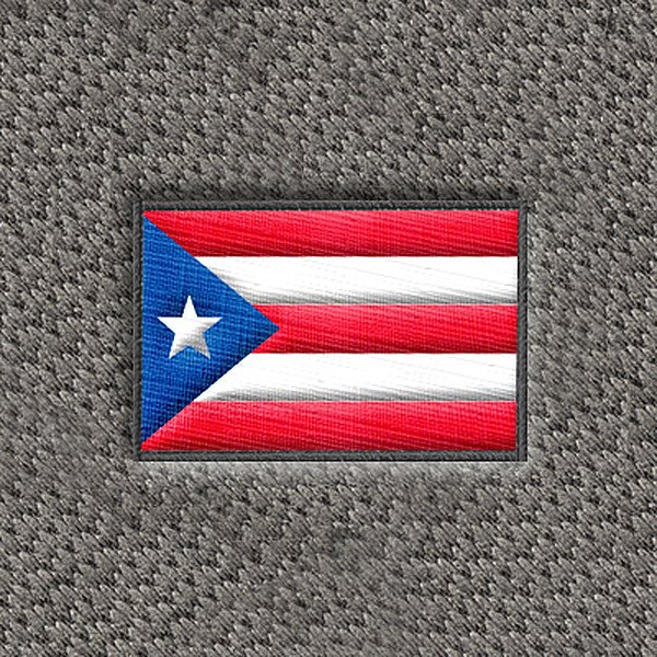 DashMat® - Embroidery "Puerto Rico Flag" Logo