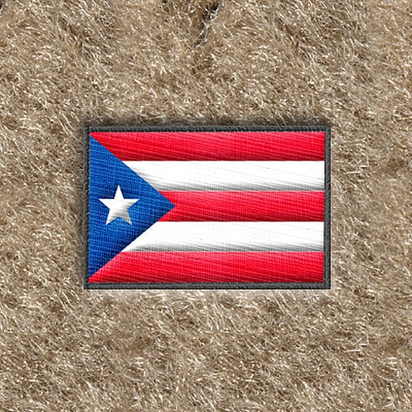 DashMat® - Embroidery "Puerto Rico Flag" Logo