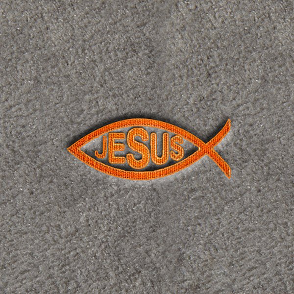 DashMat® - Embroidery "Fish with Jesus" Logo