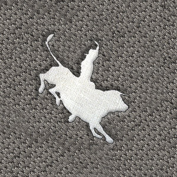DashMat® - Embroidery "Bull Riding" White Logo