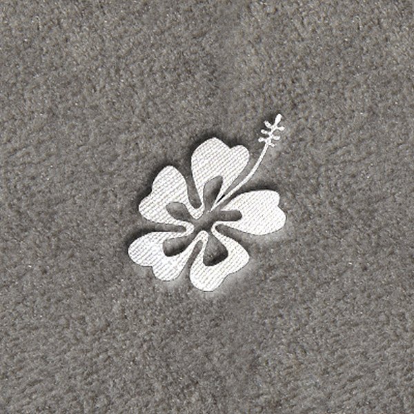 DashMat® - Embroidery "Hibiscus Flower" White Logo