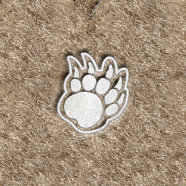 DashMat® - Embroidery "Bear Claw" White Logo