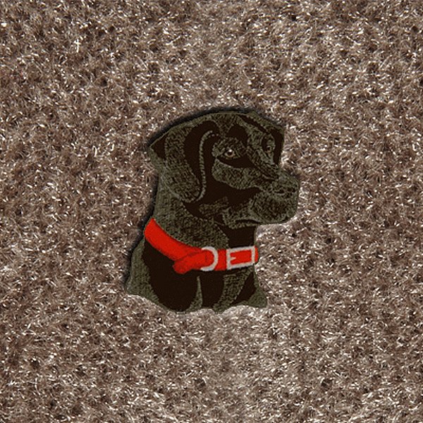 DashMat® - Embroidery "Lab Dog" Black Logo
