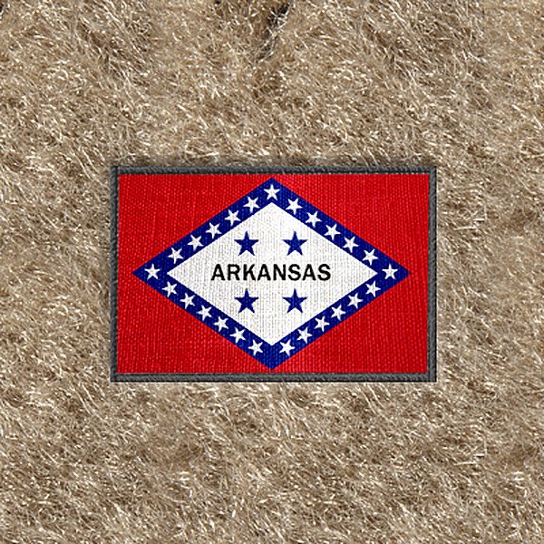 DashMat® - Embroidery "Arkansas Flag" Logo