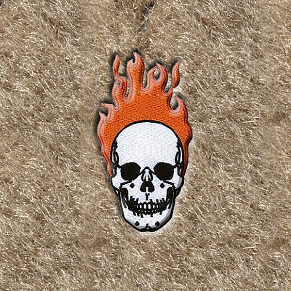 DashMat® - Embroidery "Flaming Skull" Logo