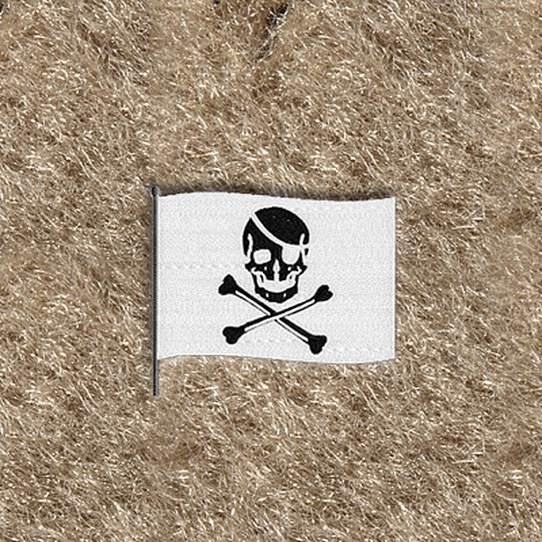 DashMat® - Embroidery "Pirate Flag" White Logo
