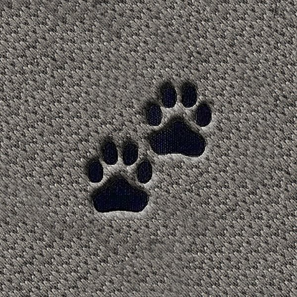 DashMat® - Embroidery "Dog Paws" Black Logo