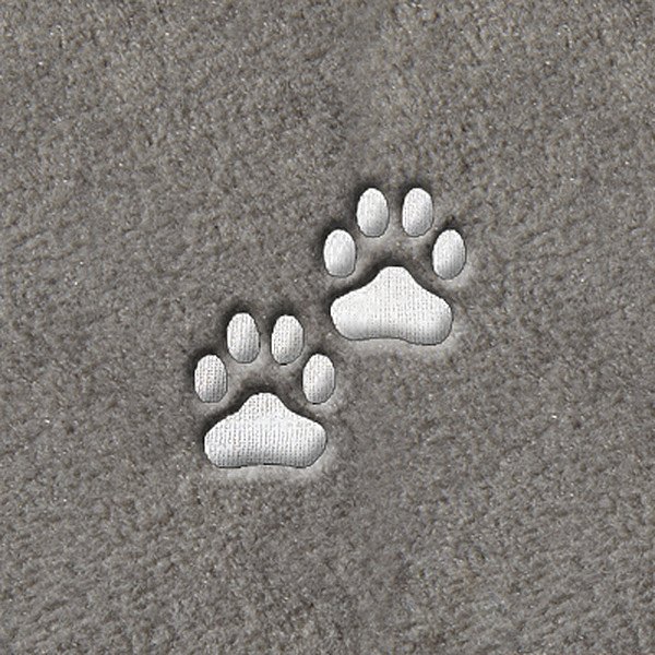 DashMat® - Embroidery "Dog Paws" White Logo