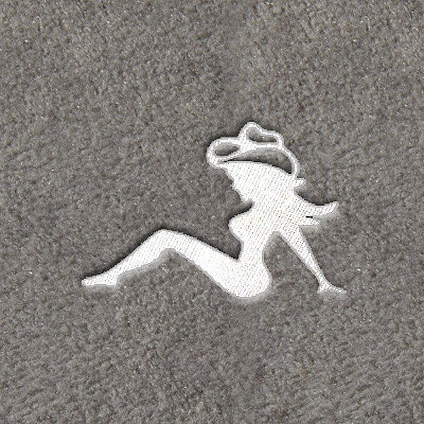 DashMat® - Embroidery "Cowgirl" White Logo