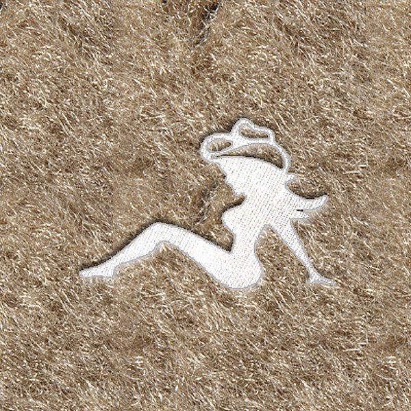DashMat® - Embroidery "Cowgirl" White Logo