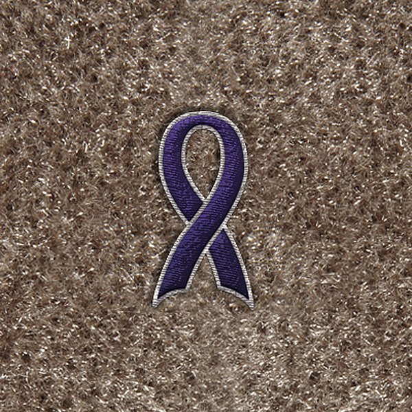 DashMat® - Embroidery "Support Ribbon" Purple Logo