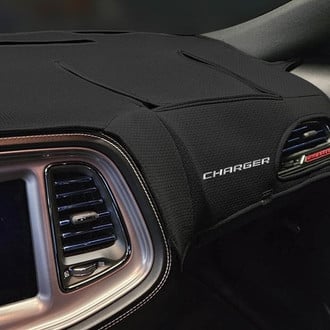 DashMat® - Dodge Limited Edition™ Black Polyester Custom Dash Cover