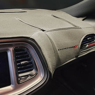 DashMat® - Dodge Limited Edition™ Beige Polyester Custom Dash Cover