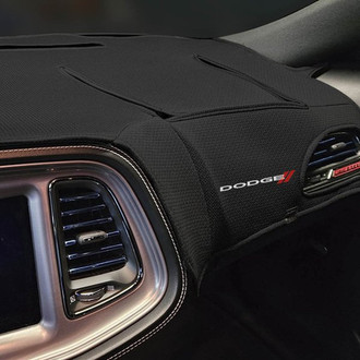 DashMat® - Dodge Limited Edition™ Black Polyester Custom Dash Cover