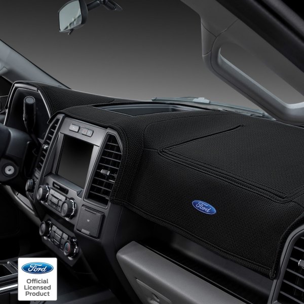  DashMat® - Ford Limited Edition™ Black Polyester Custom Dash Cover