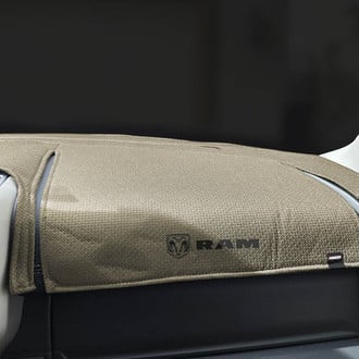 DashMat® - Ram Limited Edition™ Beige Polyester Custom Dash Cover