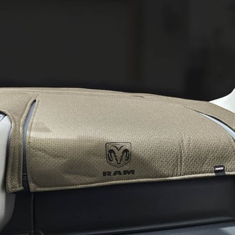 DashMat® - Ram Limited Edition™ Beige Polyester Custom Dash Cover