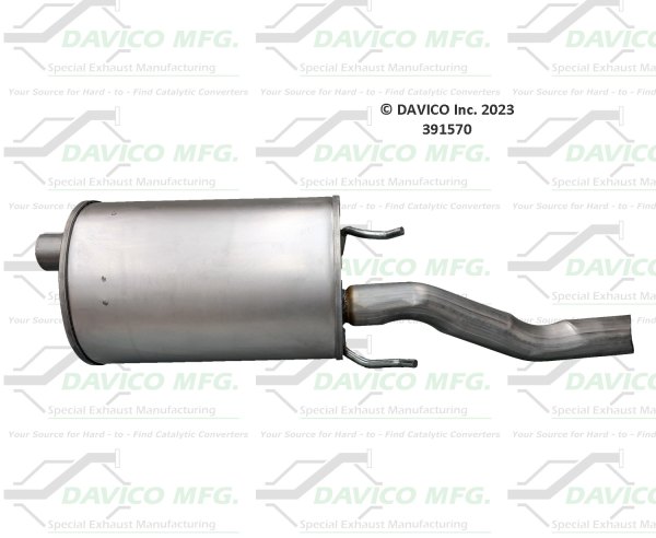 Davico® - Rear Passenger Side Exhaust Muffler Assembly