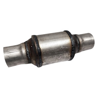 Davico® - OBDII Universal Fit Round Body Catalytic Converter (2.25" ID, 2.25" OD, 7" Length)