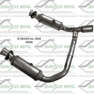 Davico® - Direct Fit Catalytic Converter and Pipe Assembly