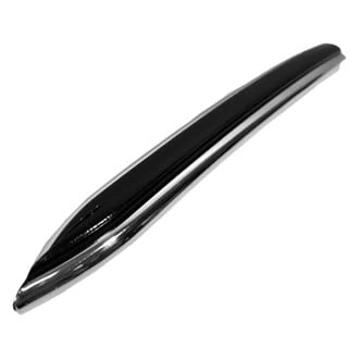 Dawn® - 13/25" Wide Matte Black Narrow Body Side Molding with Finished Ends