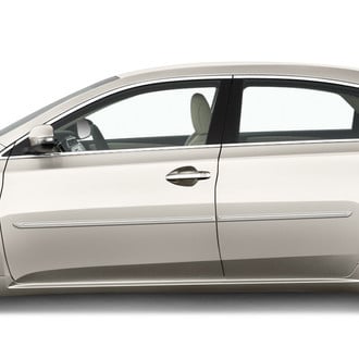Dawn® - 1.25" Wide Body Side Moldings with Chrome Insert (Painted)