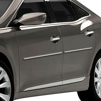 Dawn® - 1.25" Wide Body Side Moldings with Chrome Insert (Painted)