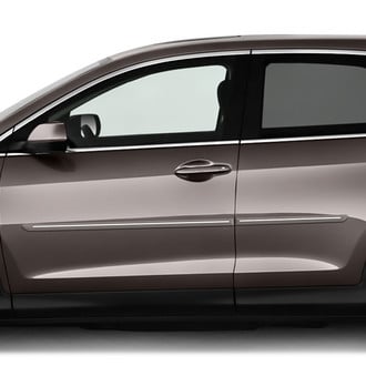 Dawn® - 1.25" Wide Body Side Moldings with Chrome Insert (Painted)