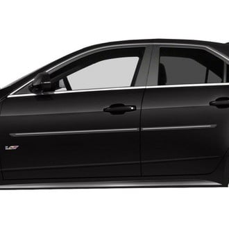 Dawn® - 1.25" Wide Body Side Moldings with Chrome Insert (Painted)