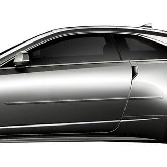 Dawn® - 1.25" Wide Body Side Moldings with Chrome Insert (Painted)
