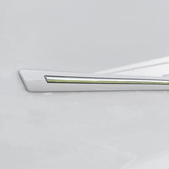 Dawn® - 1.25" Wide Body Side Moldings with Chrome Insert (Painted)