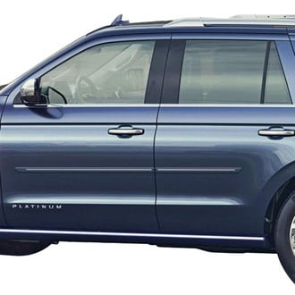 Dawn® - 1.25" Wide Body Side Moldings with Chrome Insert (Painted)