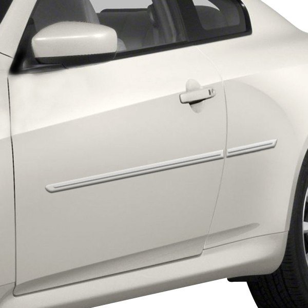 Dawn® - 1.25" Wide Body Side Moldings with Chrome Insert (Painted)