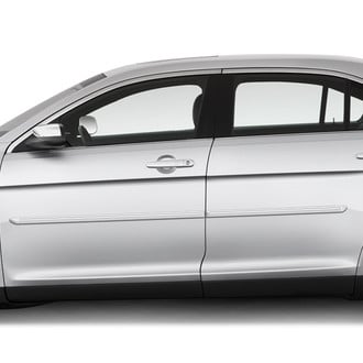 Dawn® - 1.25" Wide Body Side Moldings with Chrome Insert (Painted)