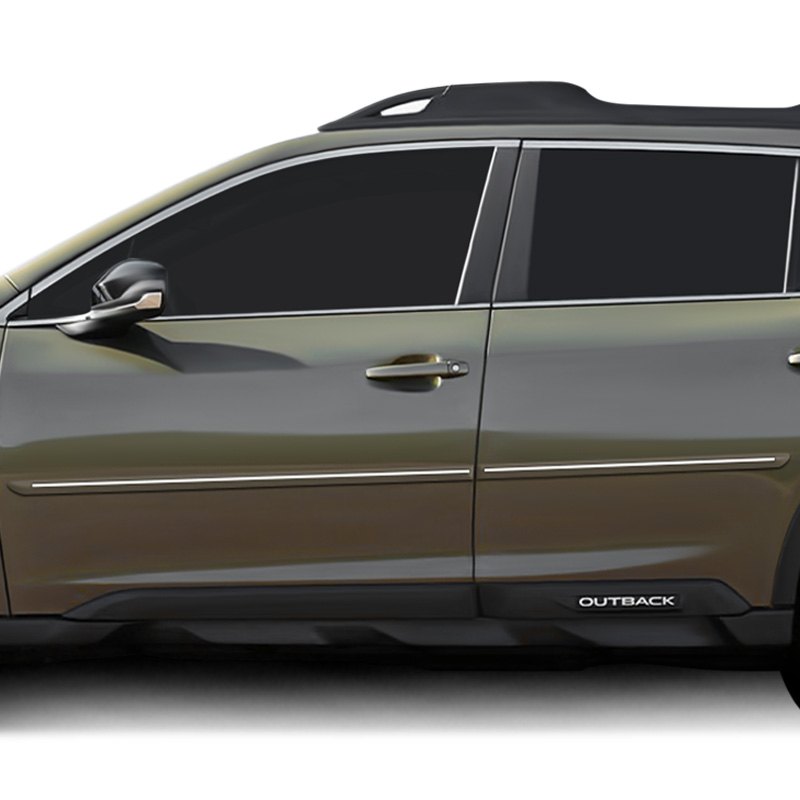 G1U Ice Silver Metallic Dawn Enterprises FE-OUTBACK20 Finished End Body Side Molding Compatible with Subaru Outback 