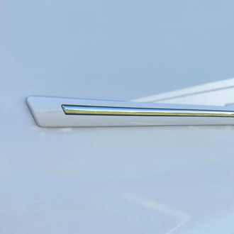 Dawn® - 1.25" Wide Body Side Moldings with Chrome Insert (Painted)