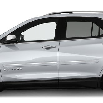 Dawn® - 2.5" Wide Body Side Moldings with Chrome Insert (Painted)