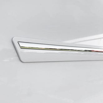 Dawn® - 2.5" Wide Body Side Moldings with Chrome Insert (Painted)