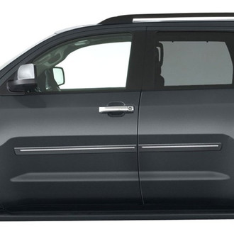 Dawn® - 2.5" Wide Body Side Moldings with Chrome Insert (Painted)