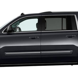 Dawn® - 2.5" Wide Body Side Moldings with Chrome Insert (Painted)