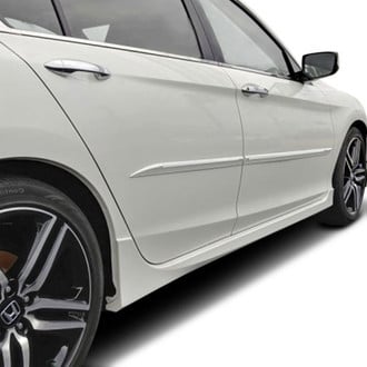 Dawn® - 1.45" Wide Body Side Moldings with Chrome Insert (Painted)