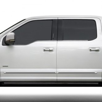 YZ Dawn Enterprises FE2-F15015-SCC Finished End Body Side Molding Compatible with Ford F-150 Oxford White 