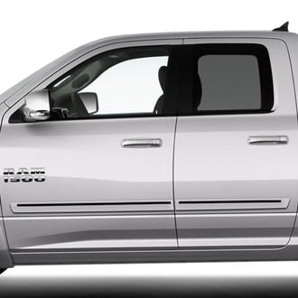 Dawn® - 2.5" Wide Body Side Moldings with Color Insert (Painted)