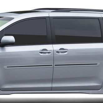 Dawn® - 2.5" Wide Body Side Moldings with Color Insert (Painted)