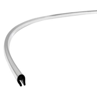 Dawn® - U-Shape Larger Profile Chrome Door Edge Guard