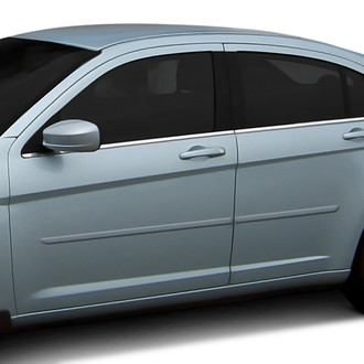 Dawn® - 1.25" Wide Body Side Moldings without Insert (Painted)
