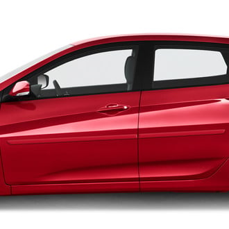 Dawn® - 1.25" Wide Body Side Moldings without Insert (Painted)