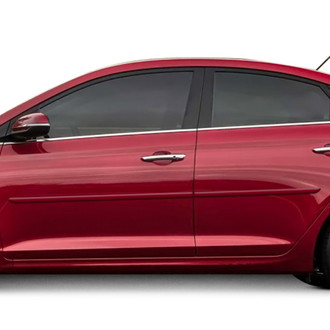Dawn® - 1.25" Wide Body Side Moldings without Insert (Painted)