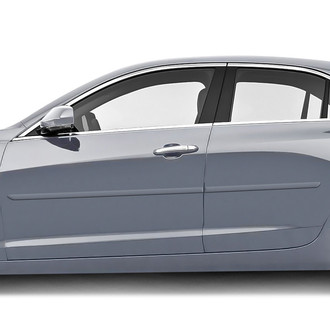 Dawn® - 1.25" Wide Body Side Moldings without Insert (Painted)