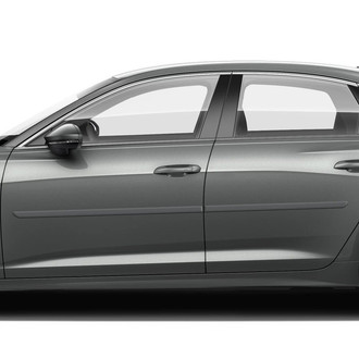 Dawn® - 1.25" Wide Body Side Moldings without Insert (Painted)